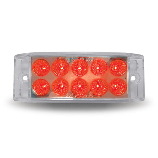 2" X 6" Dual Revolution Trailer LED - Red/White (10 Diodes)