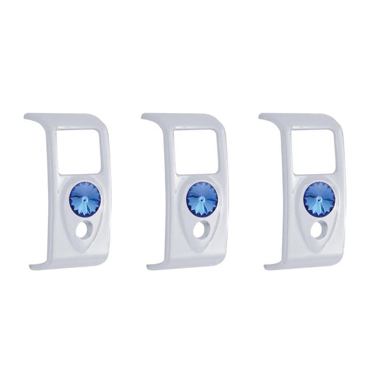2006 + Kenworth Rocker Switch Cover Blue Diamond (3-pack)