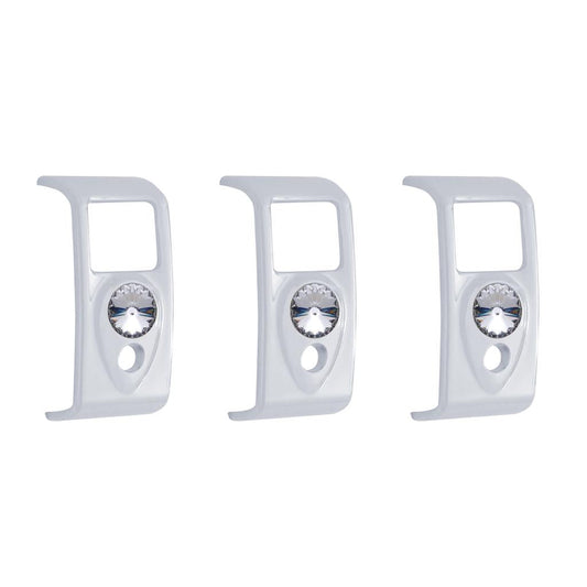 2006 + Kenworth Rocker Switch Cover Clear Diamond (3-pack)