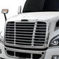 2008 + Freightliner Cascadia Grille with Bug Screen - Chrome