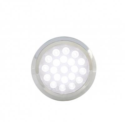 21 High Power LED 6 1/4" Dome Light w/ Bezel