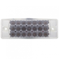 21 Led Rectangular Clearance/marker Light - Red Led/clear Lens - Lighting & Accessories