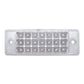 21 LED Rectangular Clearance/Marker Light - Red LED/Clear Lens