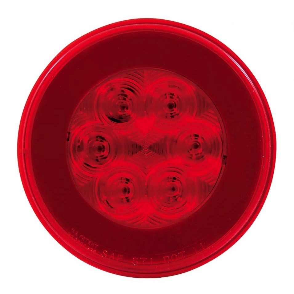 21 Led 4 S/t/t & P/t/c Light - Glo W/ Red Led/red Lens - Lighting Accessories