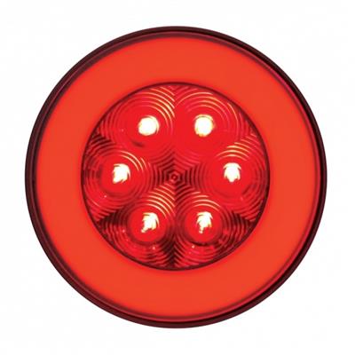 21 Red LED 4" S/T/T & P/T/C "Halo" Light - Red Lens