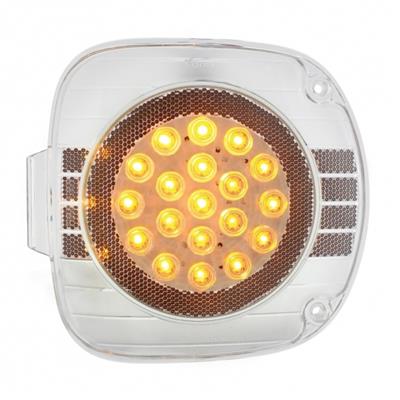 22 LED Turn Signal Light For 1996-2010 Freightliner Century - Amber