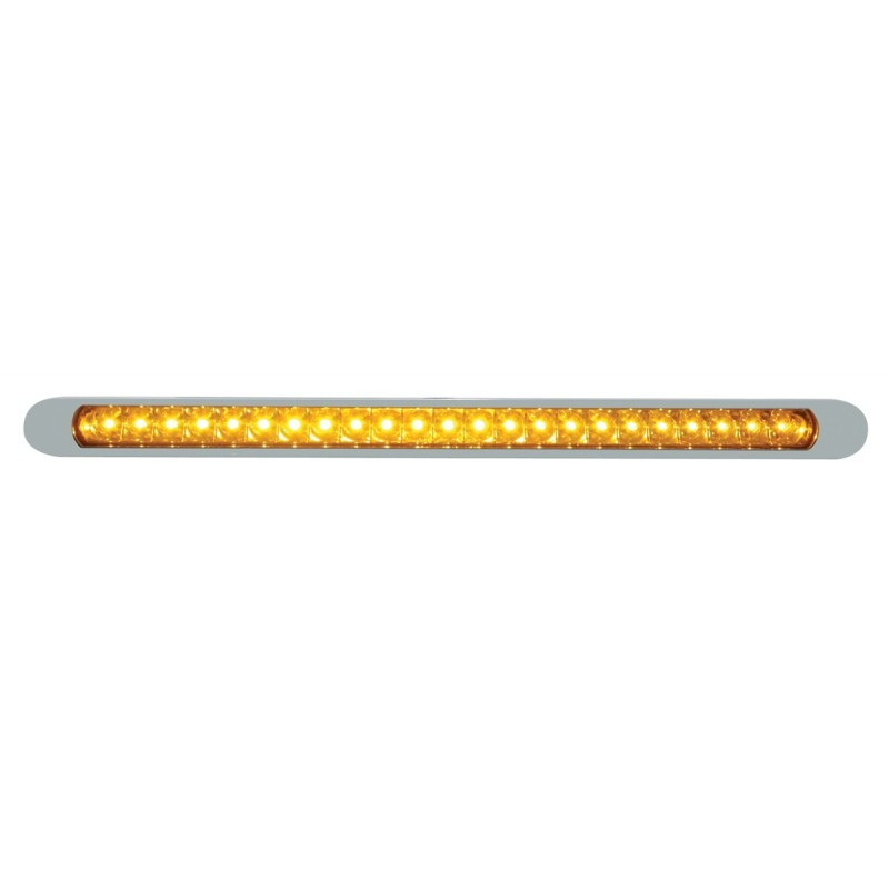 23 Smd Led 17 1/4 Reflector Light Bar - Amber Led/amber Lens - Lighting & Accessories