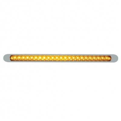 23 Amber LED P/T/C Reflector Light Bar With CR PL Bezel