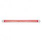 23 Red Led /S/T/T  Reflector Light Bar With Cr Pl Bezel