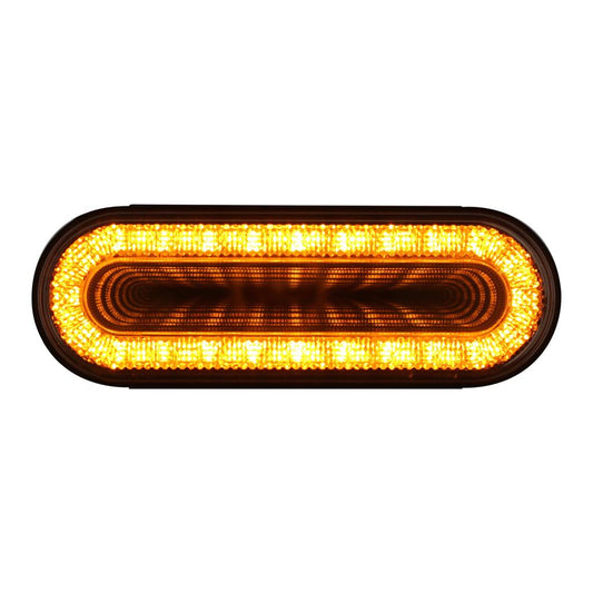 24 LED 6" Amber Oval Mirage Turn Signal Light