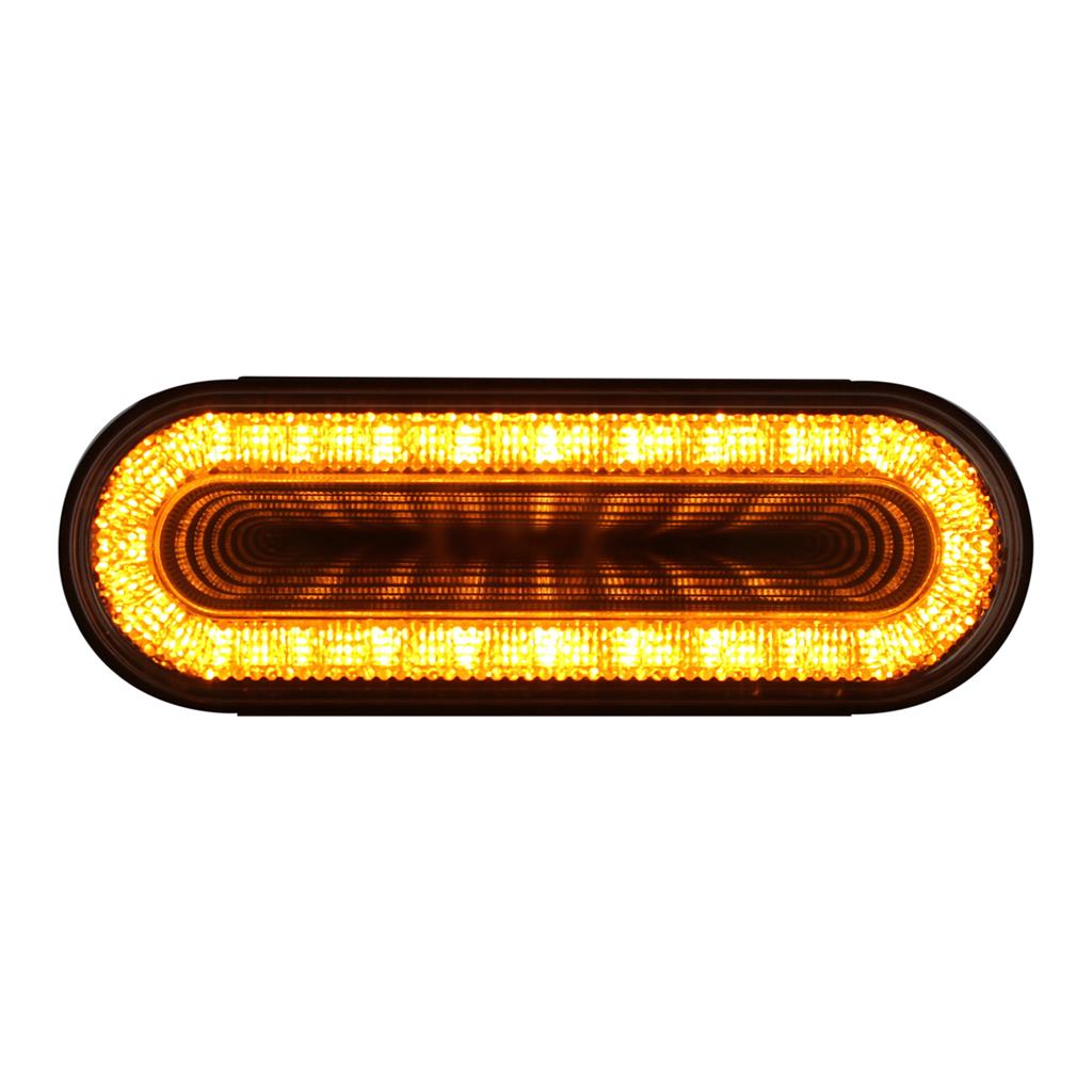 24 LED 6"  Amber Oval Mirage Turn Signal Light