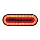 24 LED 6" Oval "MIRAGE" Stop, Turn & Tail Light - Red LED/Clear Lens