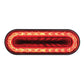 24 LED 6" Oval "MIRAGE" Stop Turn & Tail Light - Red LED/Red Lens