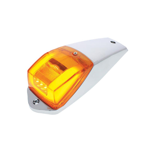 24 LED Rectangular Cab Light Assembly - GLO Light - Amber LED/Amber Lens