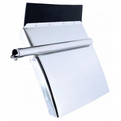 24" x 24" Stainless Quarter Fender Set - Tube Bracket - Competition