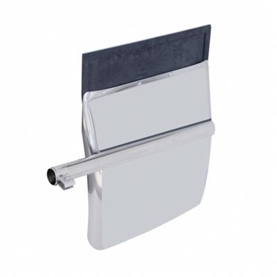 24" x 24" Stainless Quarter Fender Set - Tube Bracket