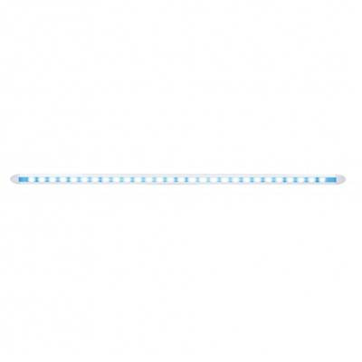 28 LED 12" Slim Light Bar - Blue LED/Clear Lens