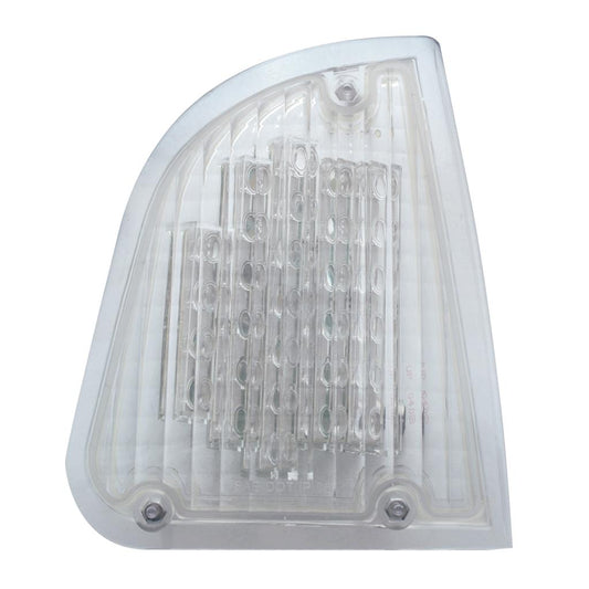 29 Amber Led Turn Signal Light Kenworth T600 Passenger Side - Clear Lens
