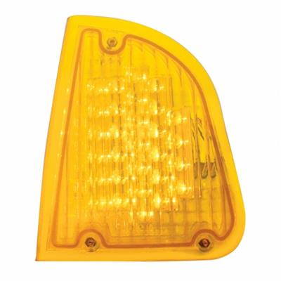 29 LED Turn Signal Light For Kenworth T600 (Driver) - Amber LED/Amber Lens