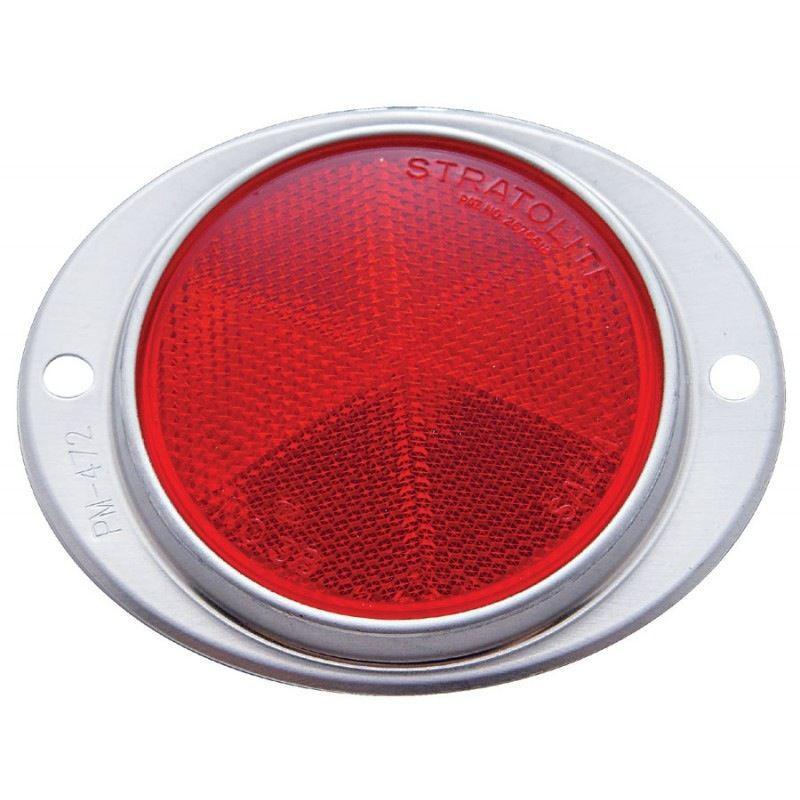3 3/16 Round Reflector W/ Aluminum Mount Base - Lighting & Accessories