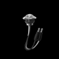 3/4" Mini Button Amber LED - 2 Wire