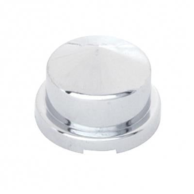 3/4" x 7/8" Chrome Plastic Pointed Nut Cover - Push-On (10 Pack)