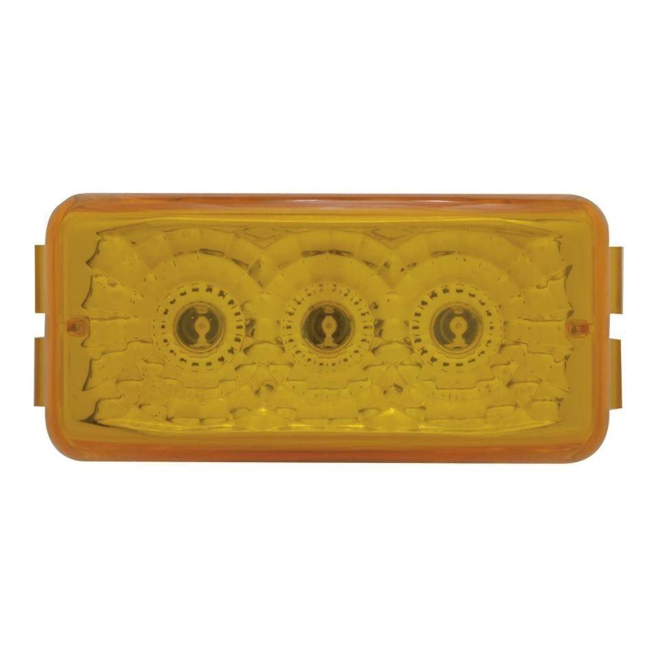 3 Led Reflector Clearance/marker Light - Amber Led/amber Lens - Lighting & Accessories