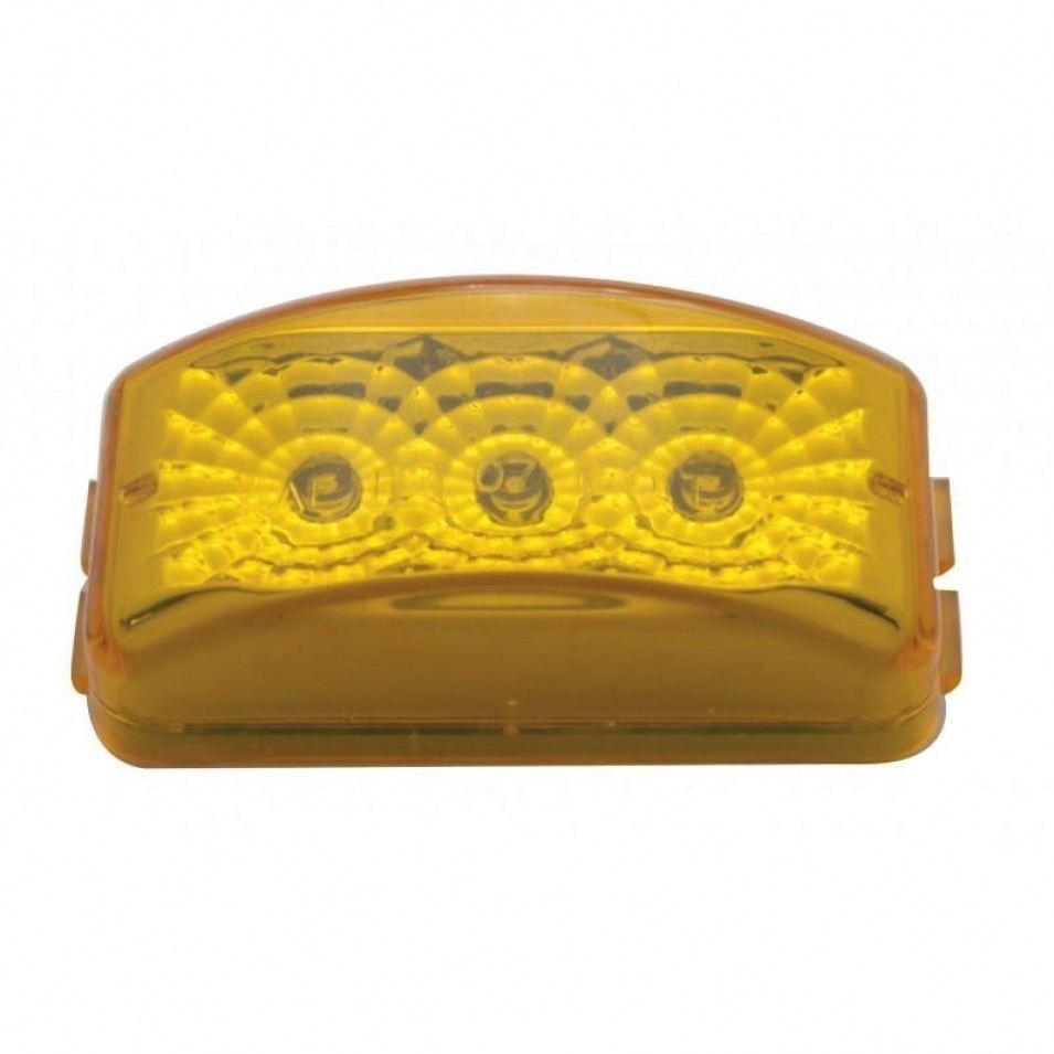 3 Led Reflector Clearance/marker Light - Amber Led/amber Lens - Lighting & Accessories