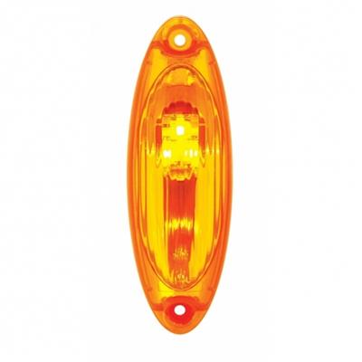 3 LED Freightliner Cascadia Reflector Cab Light - Amber 3 LED/Amber Lens