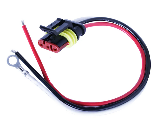 3-Pin Light Plug 8" Lead Wire