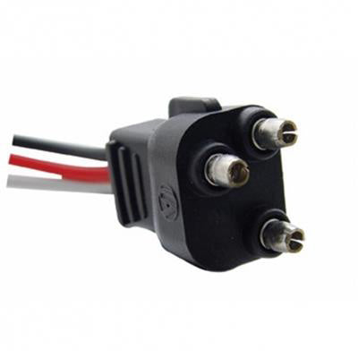 3 WIRE PIGTAIL WITH 3 PRONG STRAIGHT PLUG - 12" LEAD (BULK)