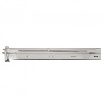 30'' Chrome Light Duty Mud Flap Hanger (Open End Cap) - 1 1/8'' Bolt