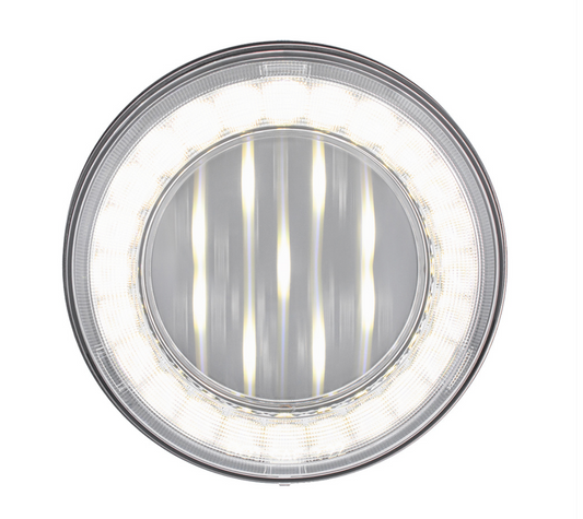 33 LED 4" Round Lumos Light X-Series (Back-Up) - White LED/Clear Lens