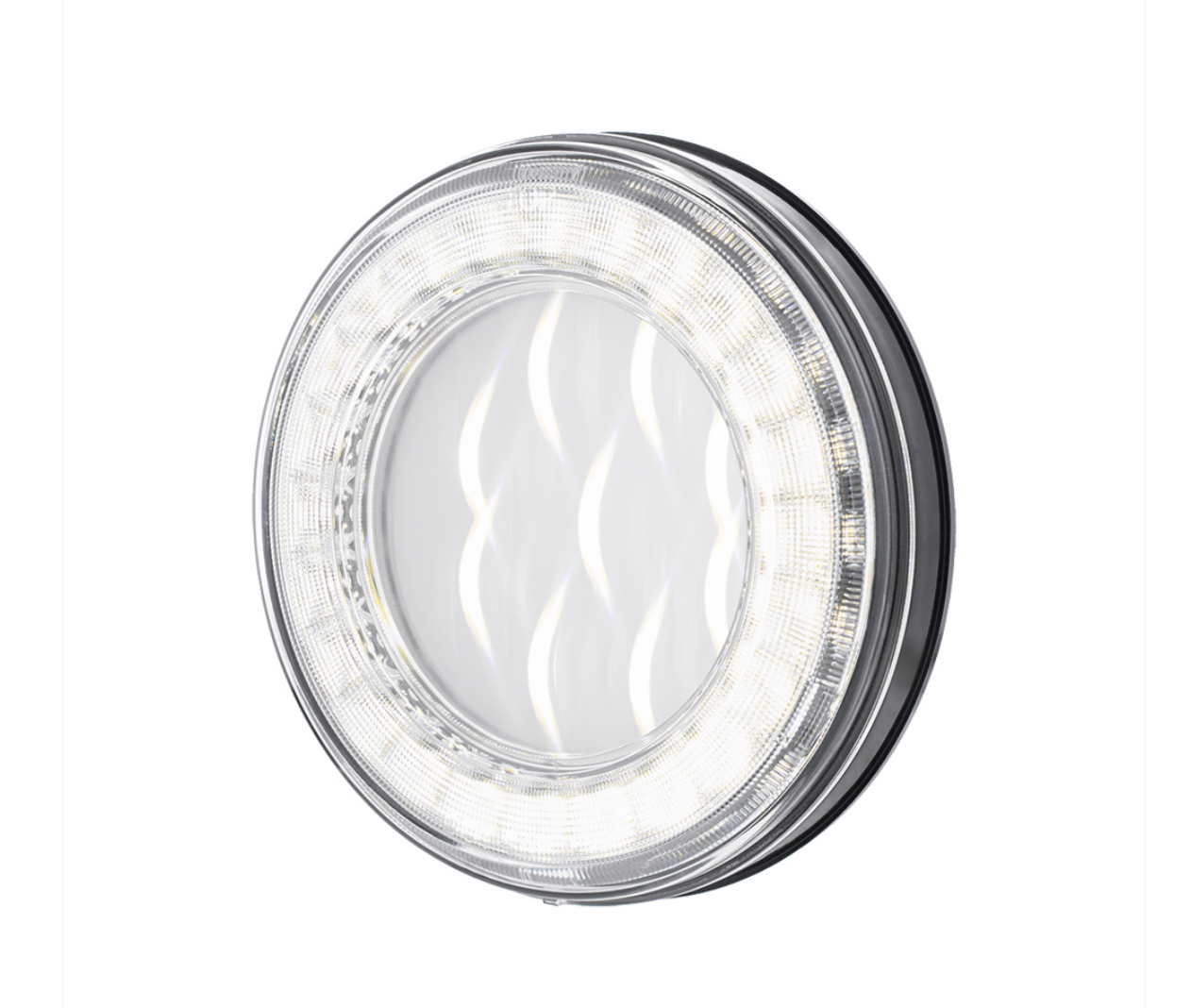 33 LED 4" Round Lumos Light X-Series (Back-Up) - White LED/Clear Lens