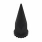 33 mm x 4 3/4" Black Spike Nut Cover w/ Flange - Thread-On