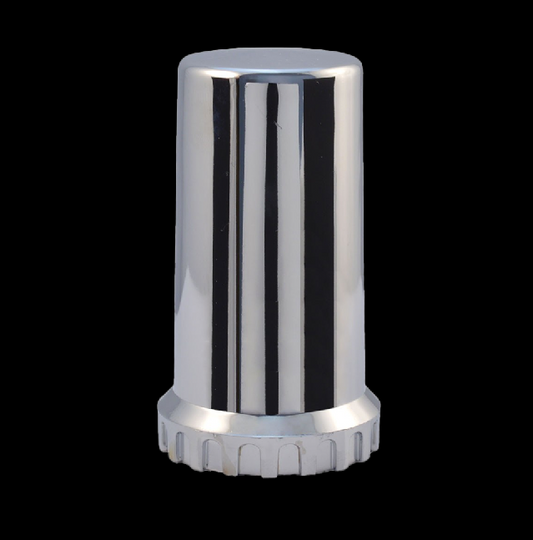 33mm Chrome ABS Plastic Threaded Long Lug Nut Cover