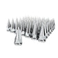 33mm x 4-3/4" Chrome Super Spike Nut Cover - Thread-On (60 Pack)