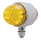 34 LED Reflector Watermelon Double Face Light - Amber & Red LED/Amber &