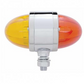 34 LED Reflector Watermelon Double Face Light - Amber & Red LED/Amber &