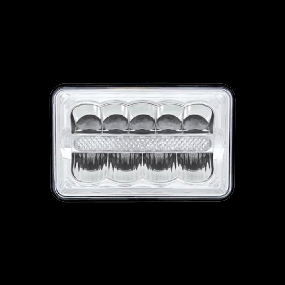 34125 - 9 High Power LED Off-Road Rectangular 4" x 6" Light With Position Light Bar