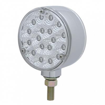 36 LED Reflector Double Face Turn Signal Light - Amber & Red LED/Clear