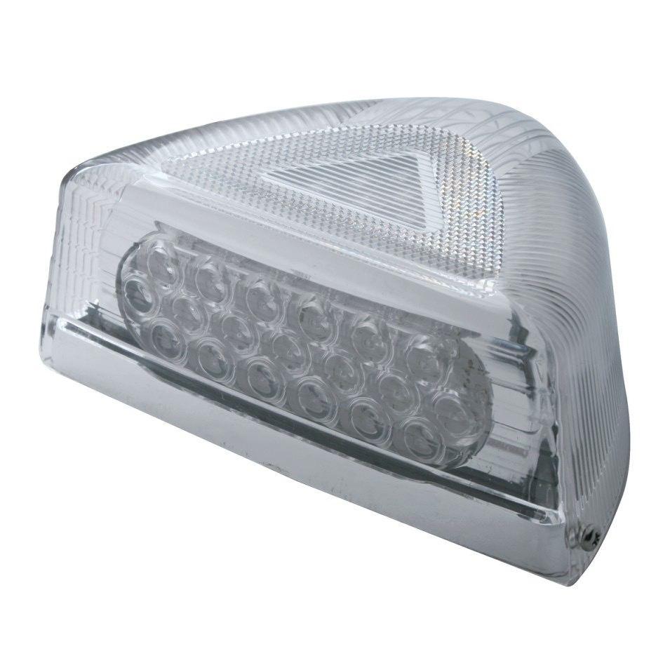 37 Led Peterbilt Turn Signal Light W/ Chrome Base - Amber Led/clear Lens - Lighting & Accessories