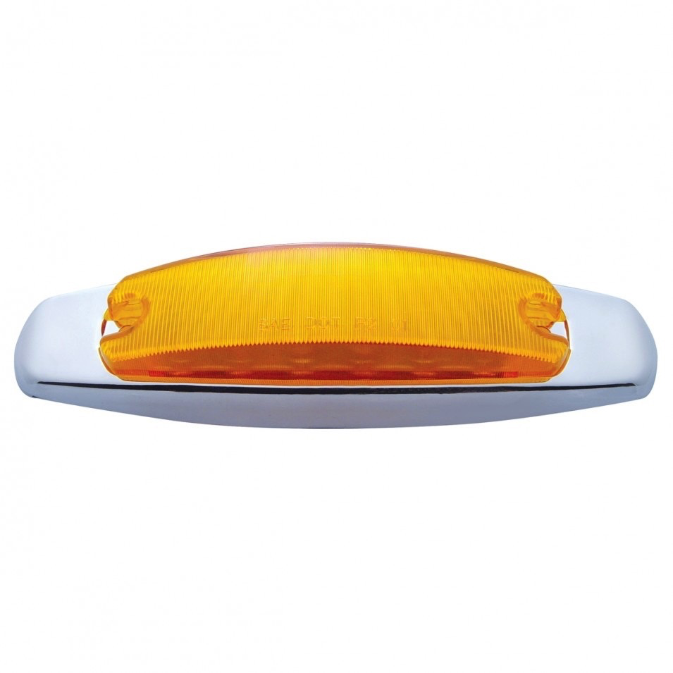 Led Rectangular Clearance Marker - Amber Led/amber Lens - Lighting & Accessories