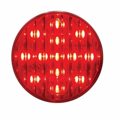 38177 - 13 Red Led 2 1/2" Flat Clearance/Marker Light - Red Lens