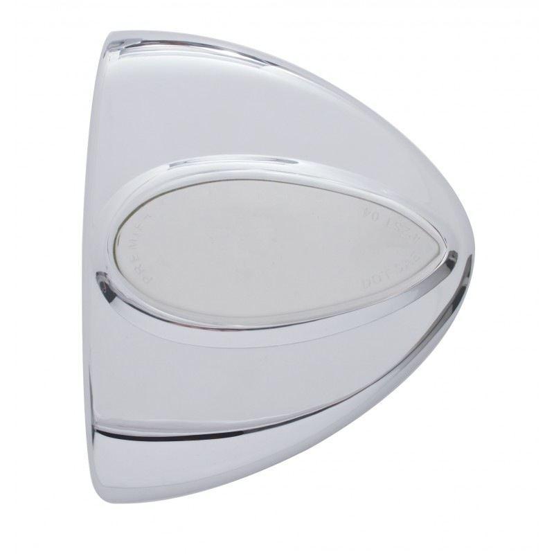 39 Led Teardrop Headlight Turn Signal Cover - Amber Led/chrome Lens - Lighting & Accessories