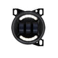 4 1/4 Black Round LED Fog Light with LED Position Light Bar for Peterbilt 579/587 & Kenworth T660 Series Lighting & Accessories