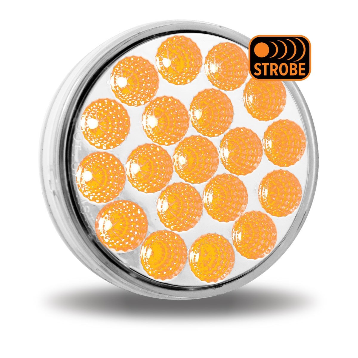 4” Dual Amber Strobe/ Red Stop , Turn & Tail