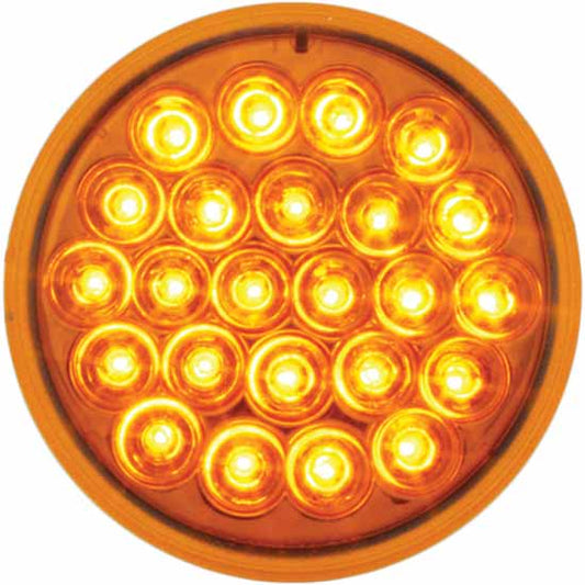 4" Economy Amber Stop, Turn & Tail LED (8 Diodes)