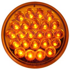 4" Led Light Amber/Amber Lens