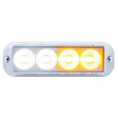4 LED Warning Light - Amber LED/White LED